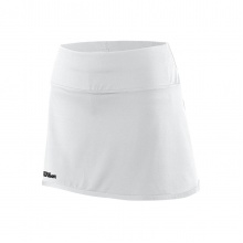 Wilson Tennis Skirt Team II (with built-in shorts) 12.5in white Women